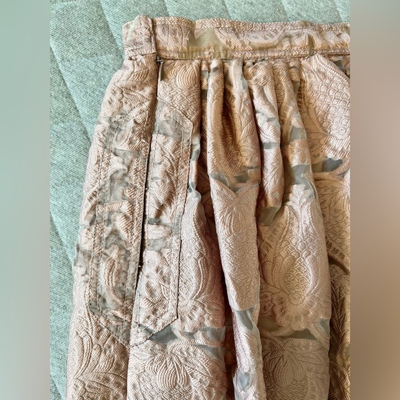 JILL STUART Sz 2 Blush Midi A-Line Skirt Orig $398 - Picture 2 of 6